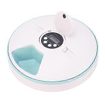 Automatic Cat Feeder & Food Dispenser with APP Control - Multi-Meal Portion Control for Cats & Dogs in Green - Timed Feeding Solution