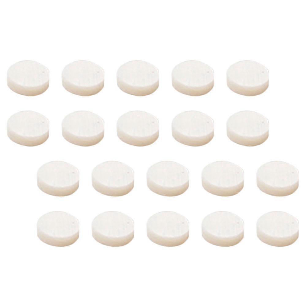Guitar Fretboard Dots Markers for Family Musicians Children Decorative Accessory 0.5X0.5CM Shell 20Pcs
