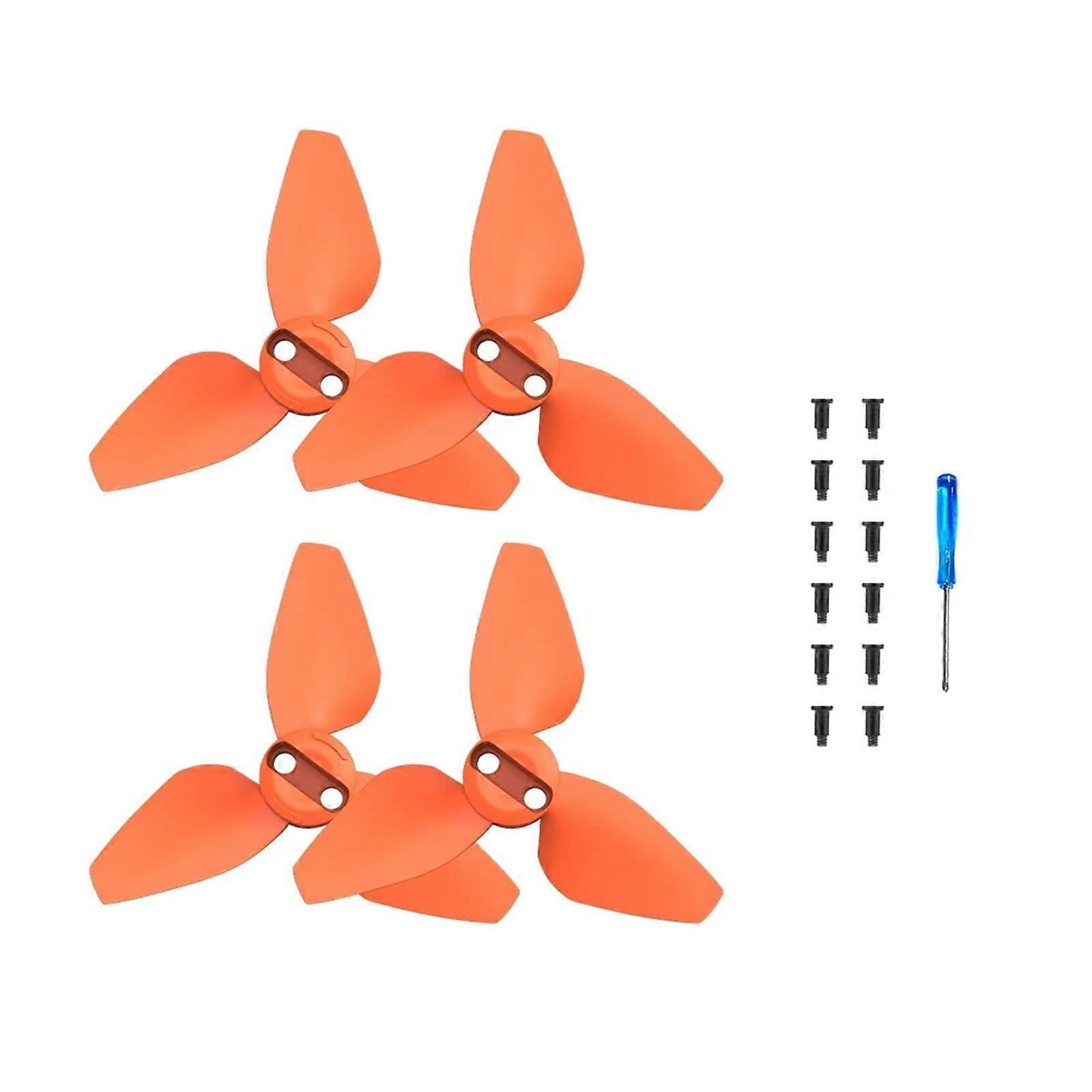Replacement Low Noise Propeller 2016S Colored Props (Orange) for DJI Neo Drone Accessories