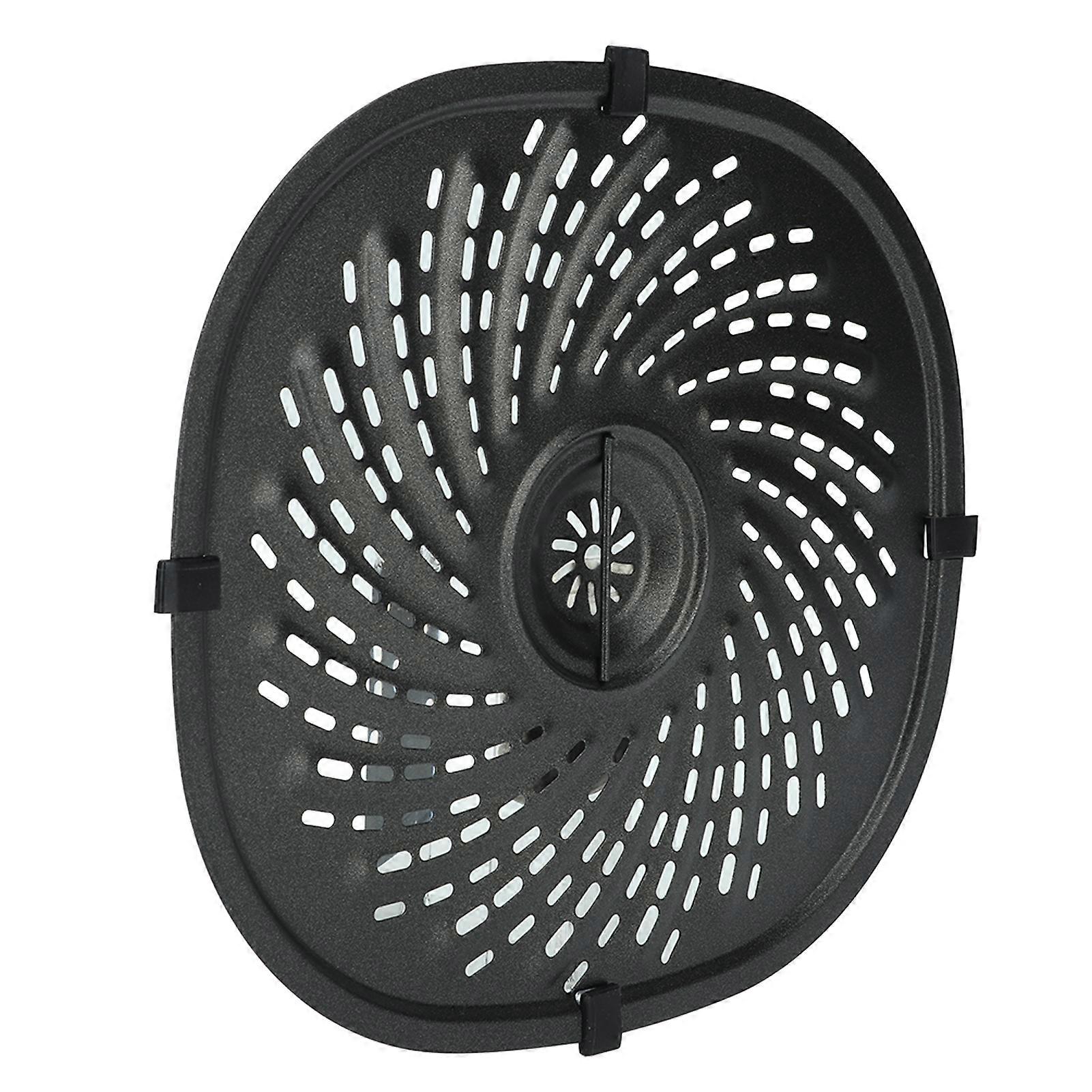 Fryer Crisper Plate Iron Non Stick Fryer Grill Pan Replacement with Rubber Sleeve for 7qt 