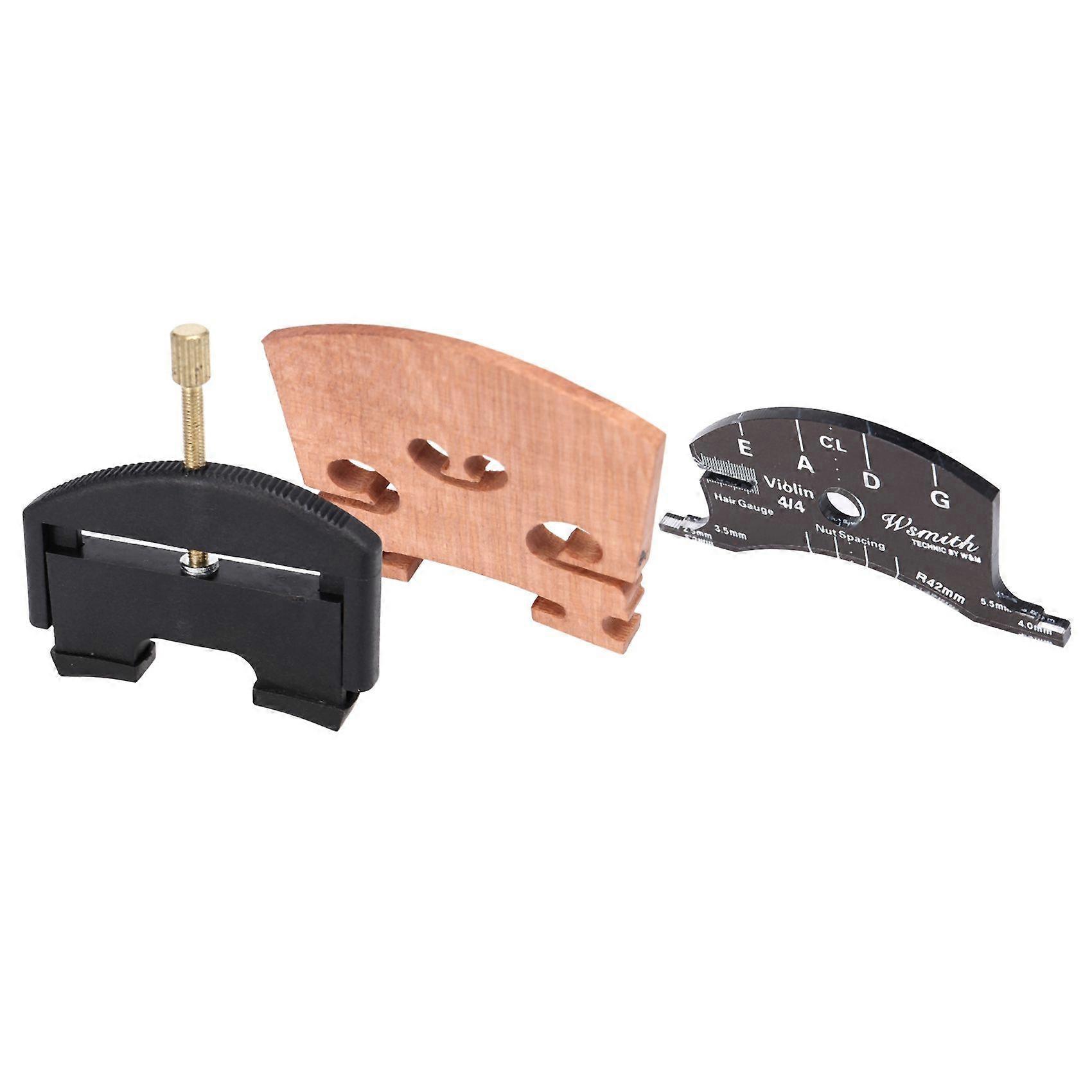 4/4 Violin String Lifter Change Violin Bridge Tools Template ,Dark