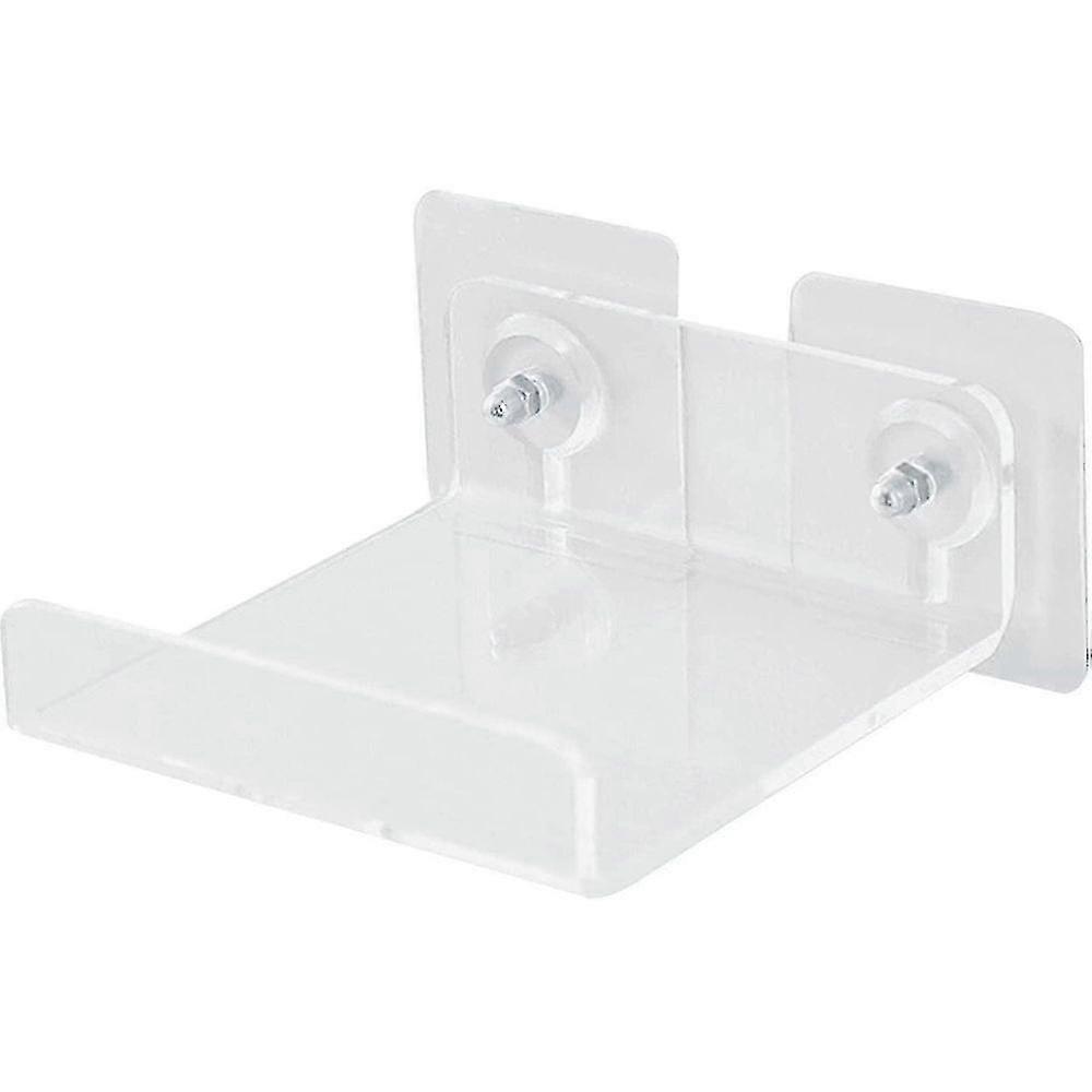 Mini Floating Shelf | Transparent Security Camera Shelf With Removable Rail - Small Wall Mount Shelf Acrylic Shelves Projector Bracket Wall Speaker YV