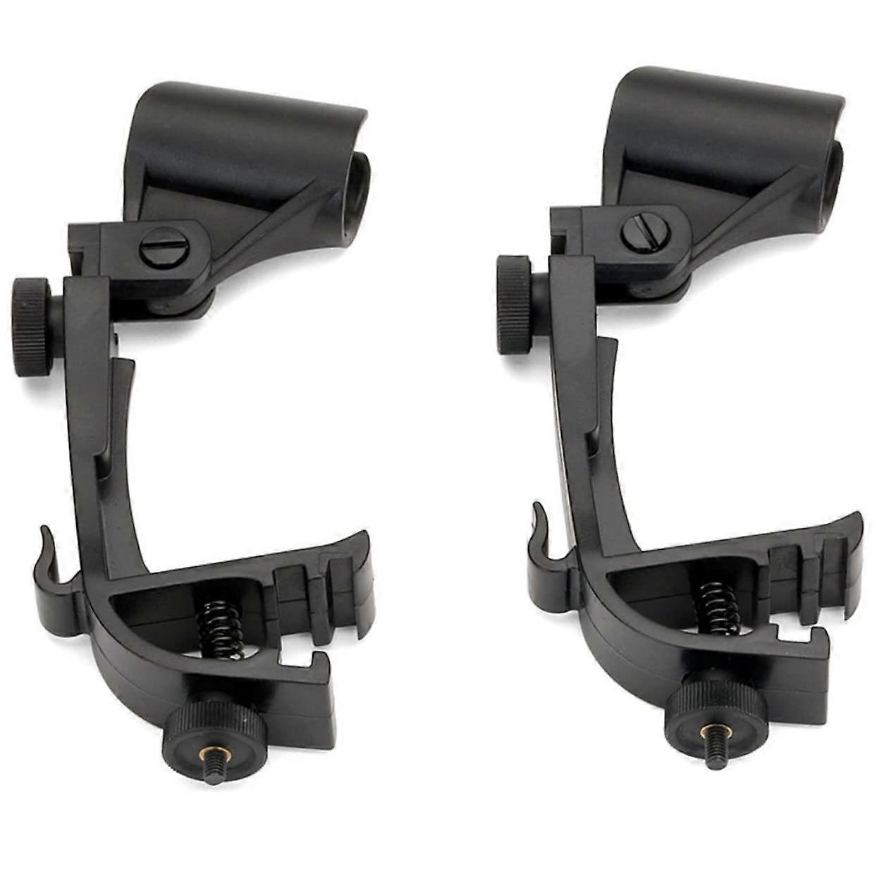 Adjustable Microphone Clip Holder for Drum Microphones, ShockAbsorbing Microphone Stand, Ideal for Studio and Live Applications
