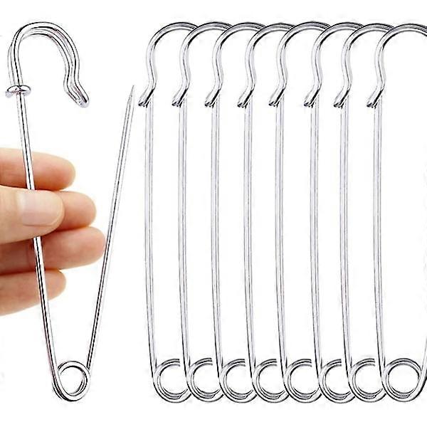 20 pcs Large Safety Pins, 4 Inch Kilt Pins, Extra Large Pins, Strong Felt Pins