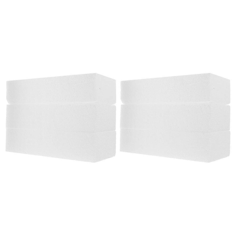 Reusable Cake Model 6Pcs Foam Dummies For Baking Tools White Color Ideal For Cake Decorating Practice And Display Use