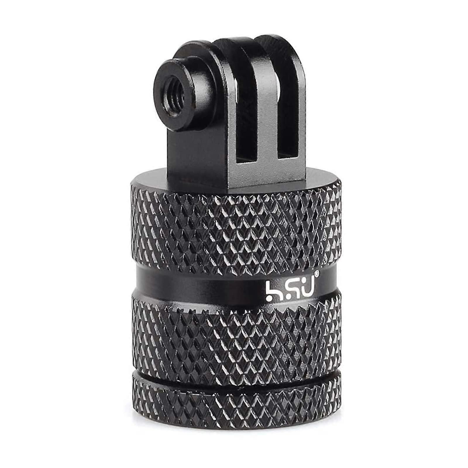 360 Degree Tripod Adapter For GoPro Hero 3-12, Aluminum Alloy Mount For Action Cameras