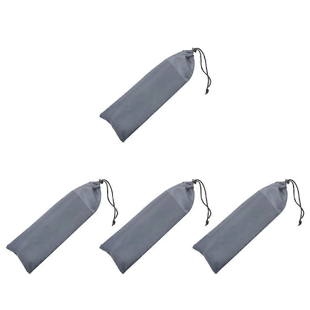 Tent Pegs Storage Bag Outdoor Camping Portable Lightweight Rectangular 4Pcs