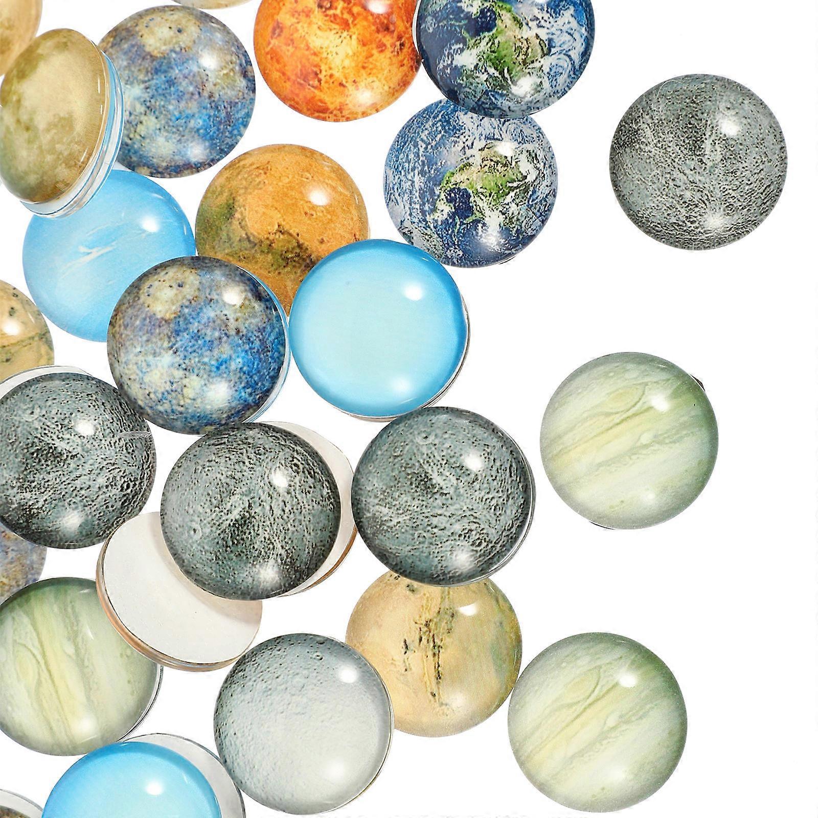 Luminous Glass Gemstone Patches for Jewelry Making 100Pcs Assorted