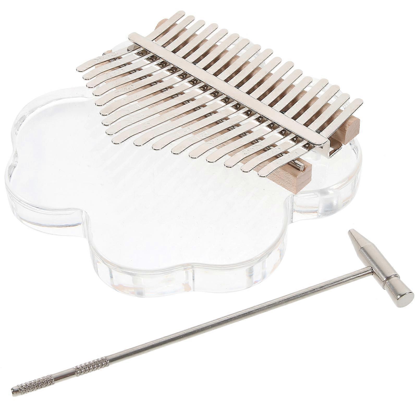 Thumb Piano For Beginners And Musical Enthusiasts With 17 Keys And Convenient Portable Design 1 Set