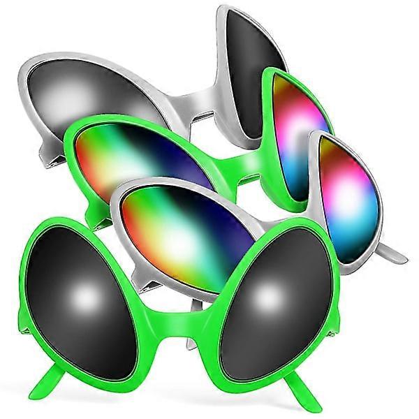 4 Pcs Alien Glasses Funny Sunglasses Simulation Alien Eyeballs Party Costume Props