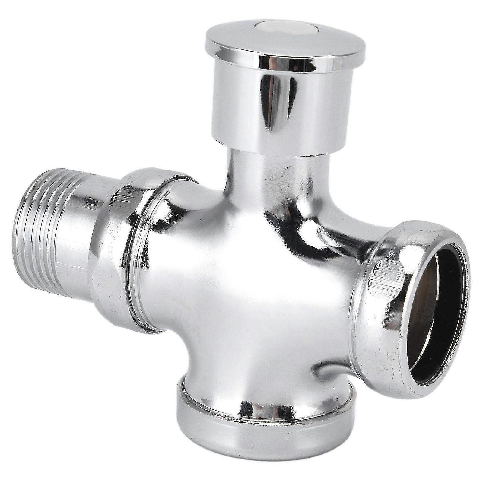 Urinal Flush Valve with Push Button & Delay Flush �C Replacement Toilet Tank Parts DN20 DN25 for Efficient Flushing System