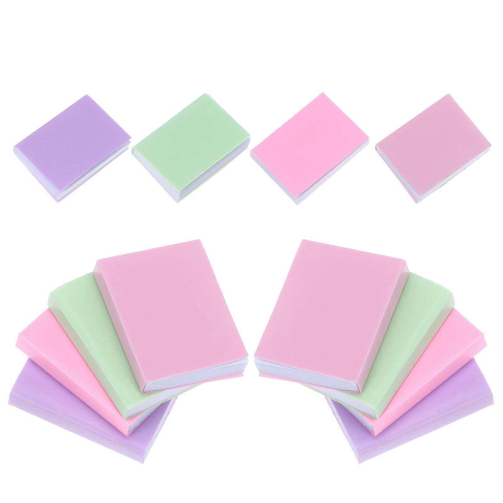 12Pcs Mini Blank Book Model for Dollhouse Study Room Bedroom Library Layout Prop