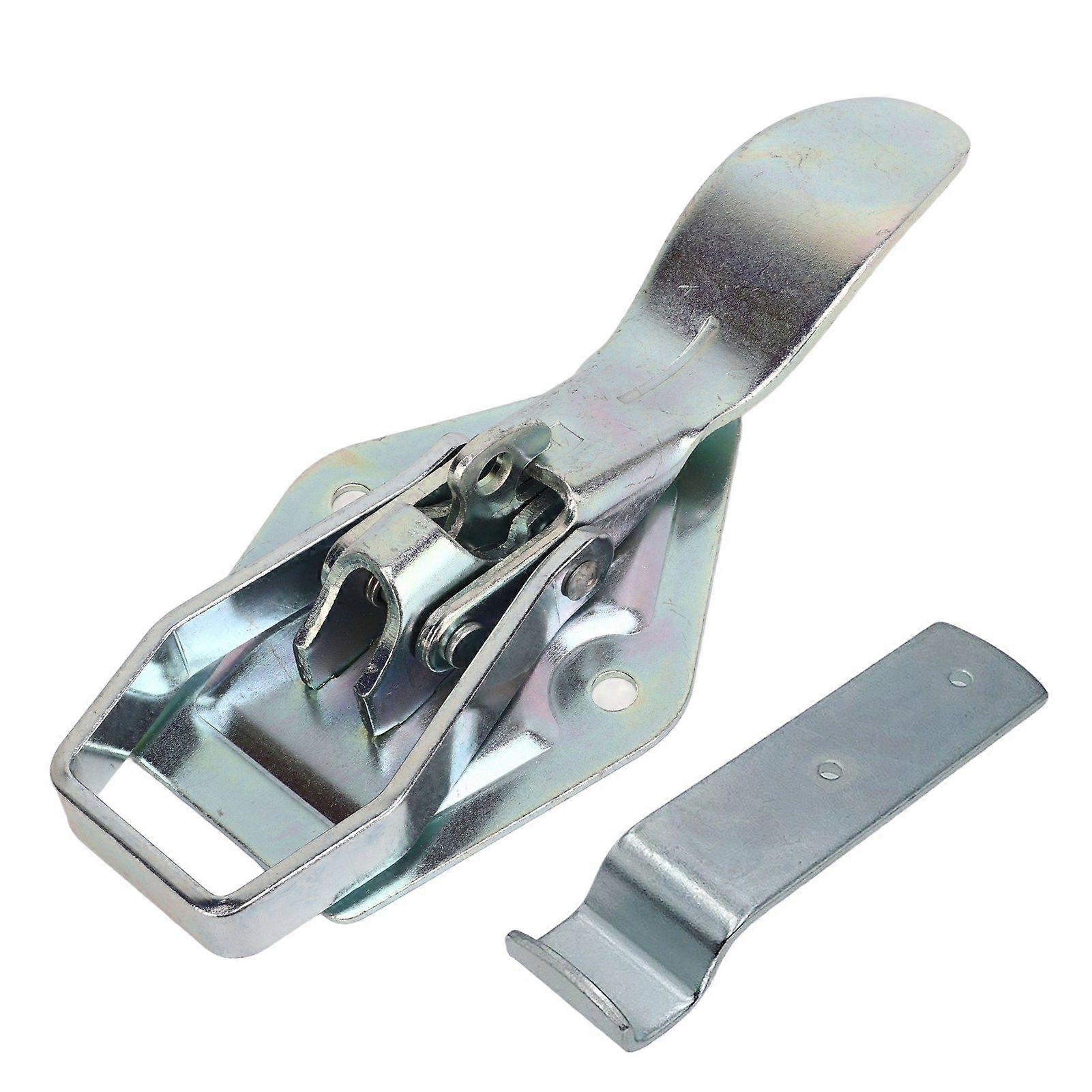 caravan trailer lock galvanized iron with plate