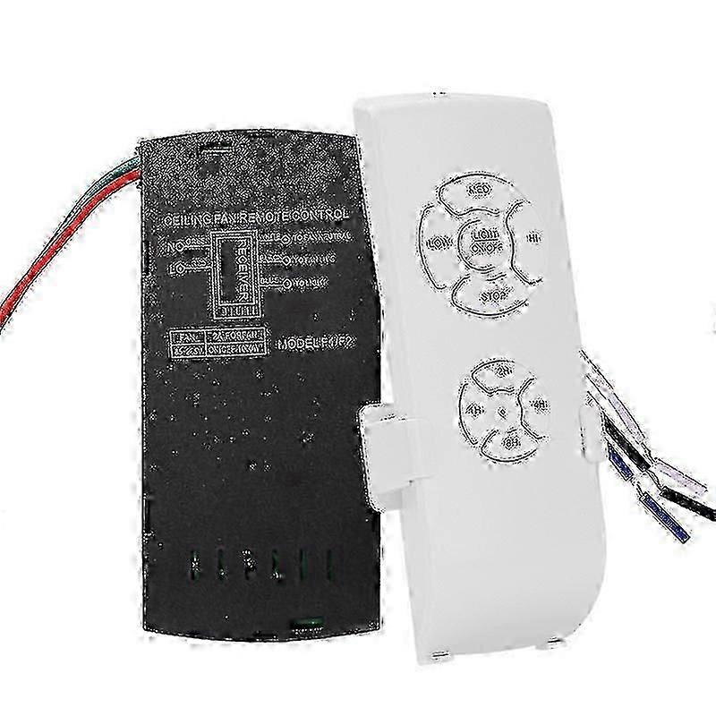 UK Ceiling Fan Remote Control Kit with Timer and Adjustable Speed Settings