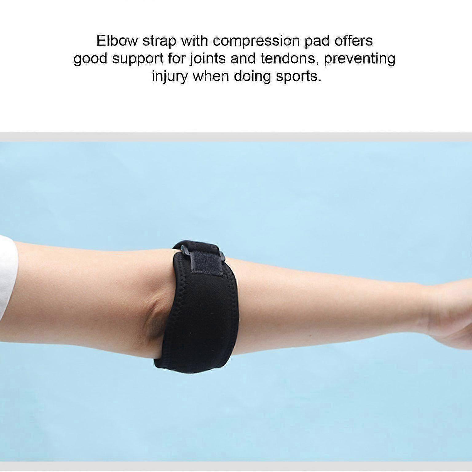 Adjustable Elbow Support Strap - Pain Relief Brace for Elbow Pain