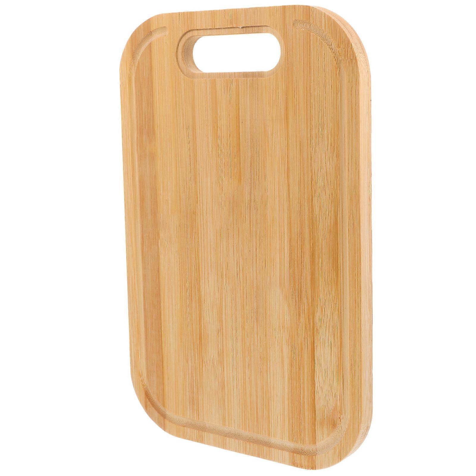 Bamboo Cutting Board for Kitchen Use Solid and with Practical Hole Design 11.8x7.9 Inches