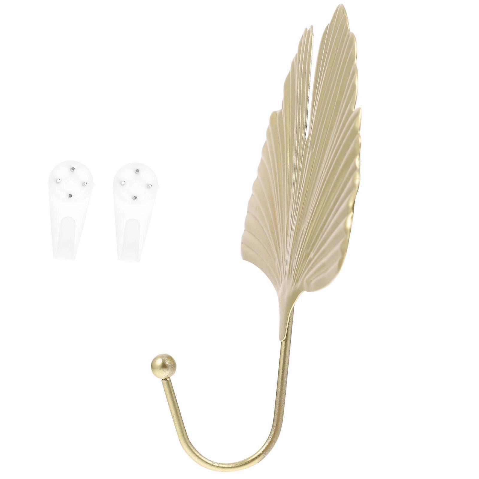 1Pcs Hook for Home Decor Nordic Leaf Shaped Iron Pendant