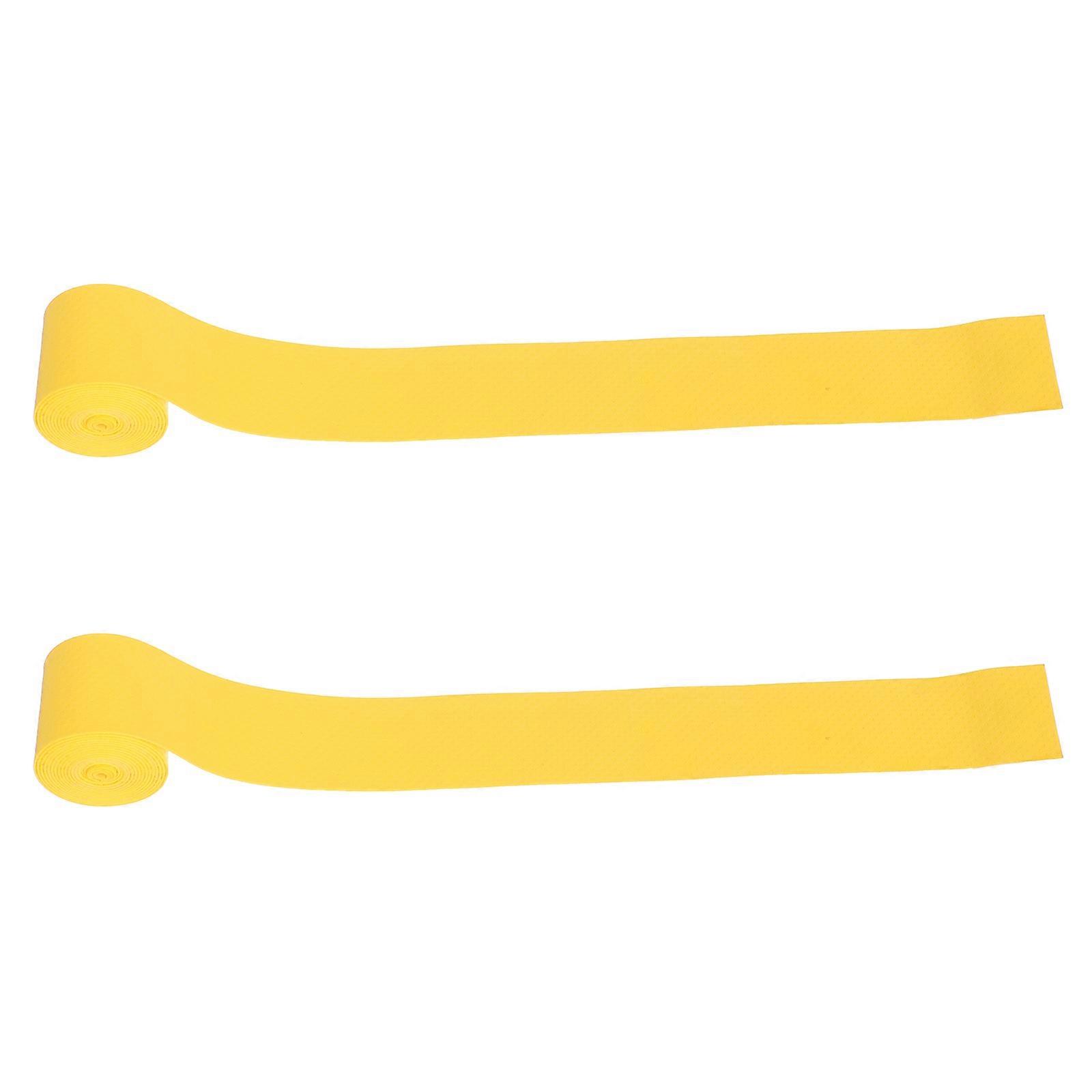 Drumstick Non-slip Tapes 2Pcs Designed For Percussionists In Yellow Color Perfect For Performance Use
