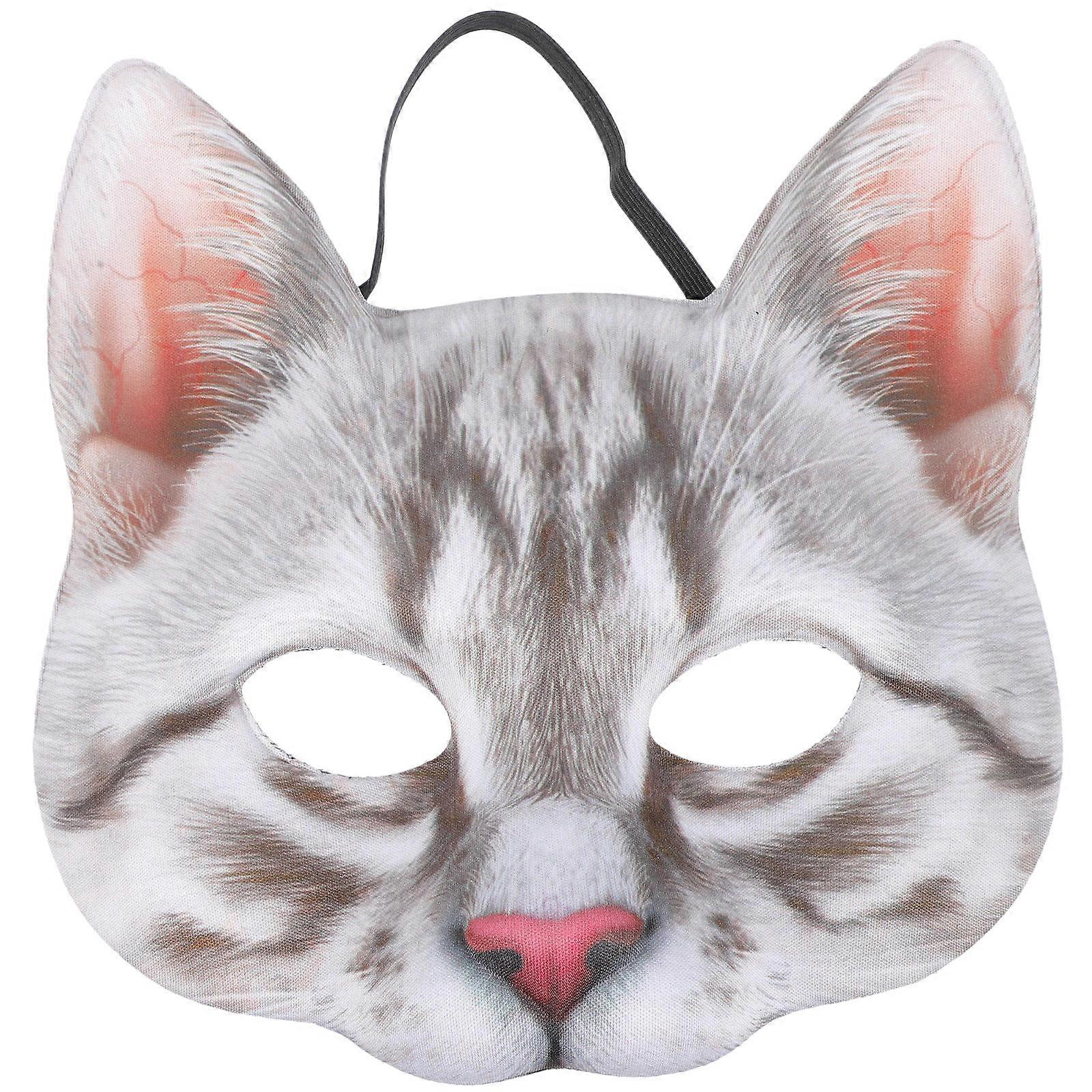 Cute Realistic Mask with Elastic Band for Halloween, Carnival, Costume Parties, Masquerade Balls, and Cosplay Events Party Supplies