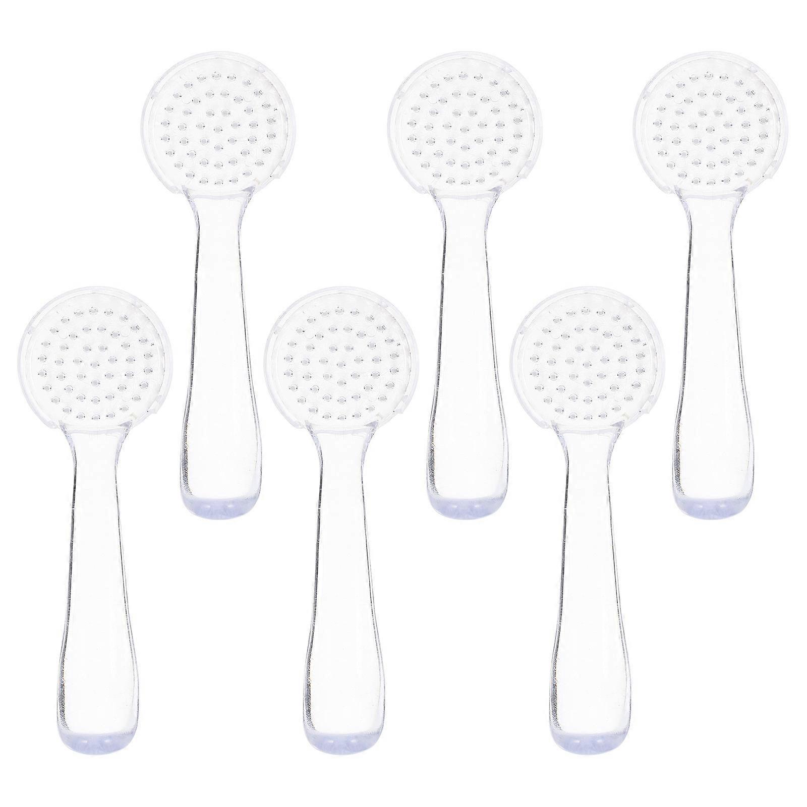 6pcs Nail Cleaning Manicure Brush Tools for Practical Dust Removal