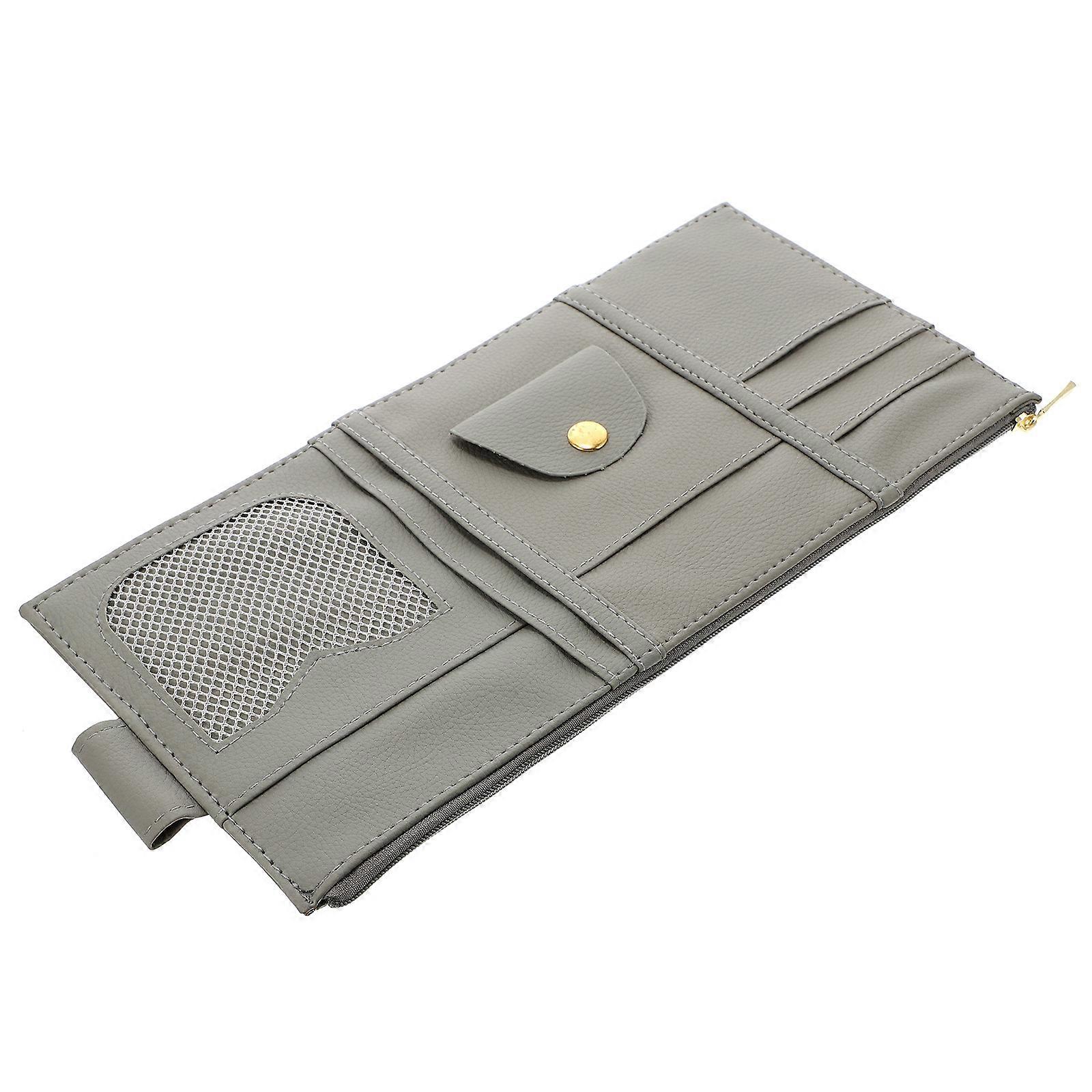 Tasca portaoggetti multiuso per schede CD Accessorio per interni auto Design semplice 1 confezione