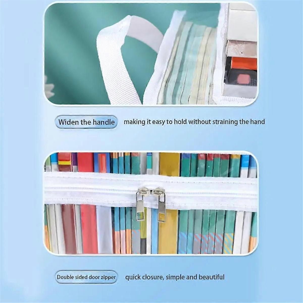 Large Transparent Travel Storage Bag Waterproof Transparent Storage Bag with Handle, Zip Storage Bag for Organization A