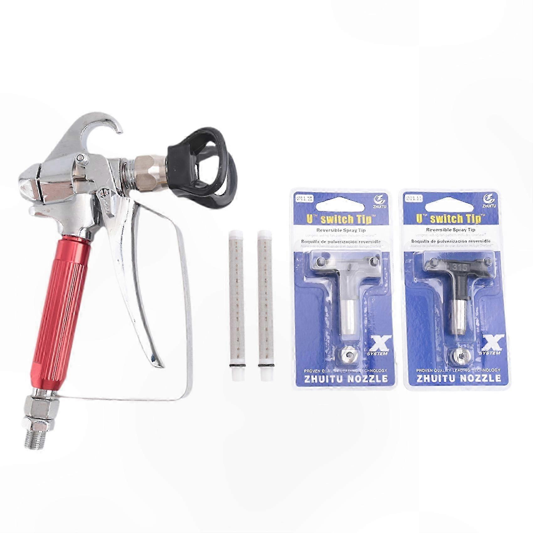 Paint Sprayer Kit with 2 Spray Tips (315,517), Nozzle Guard & 2 Airless Filters for Smooth Painting Projects