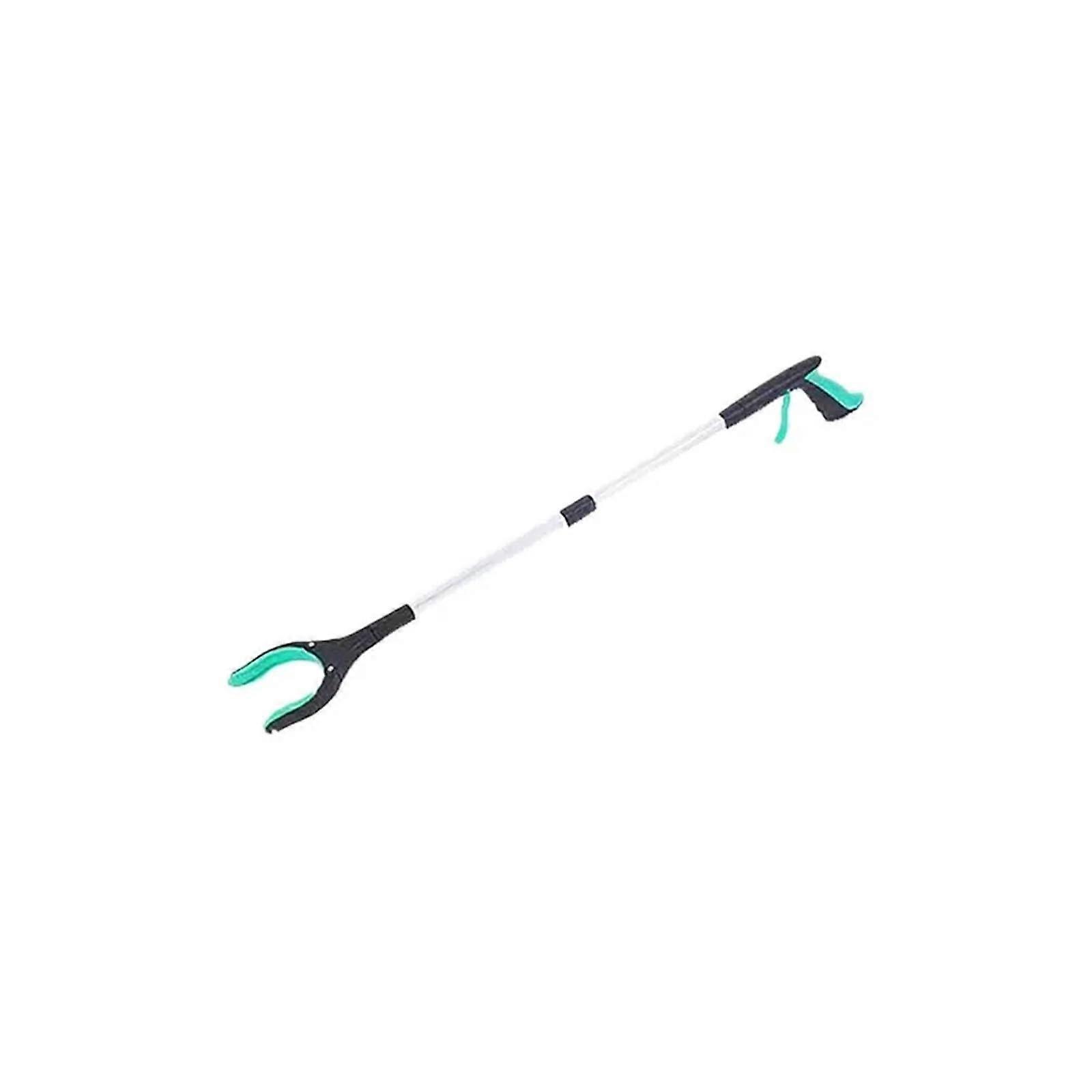 Litter Pickers Grabber Stick, Folding Trash Grabber Tool, Aluminum Alloy Reacher, Multi-Color Green, Lightweight Design
