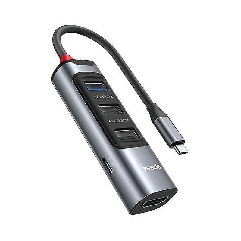 5 in 1 USB-C / Type-C Multifunction Docking Station HUB Adapter