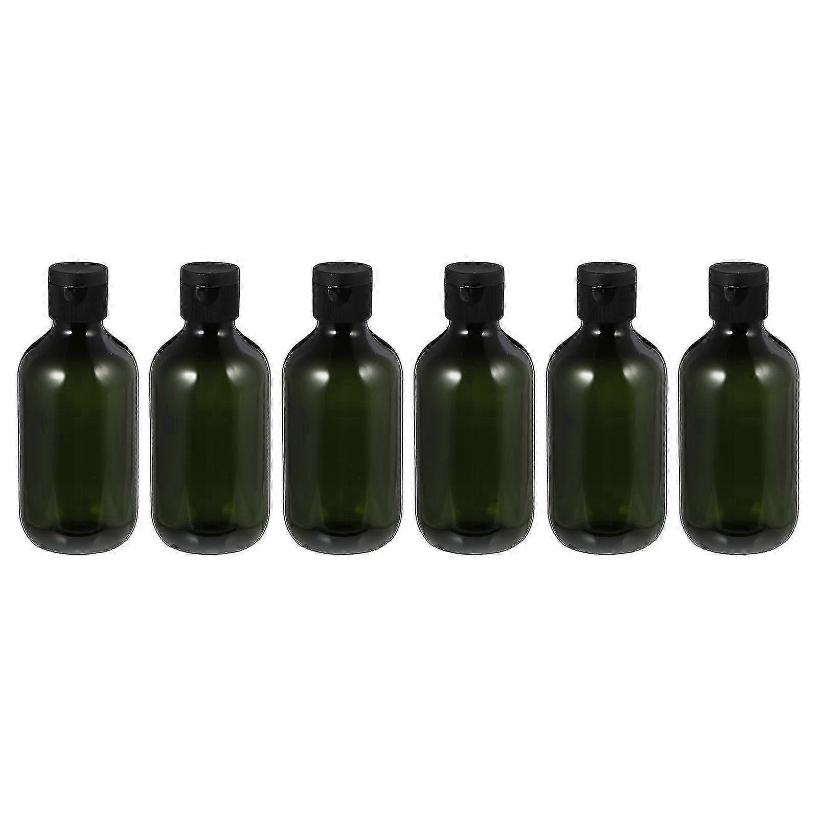 6pcs 300ml Plastic Empty Bottles Refillable Cosmetic Bottles Make Up Container-FCY
