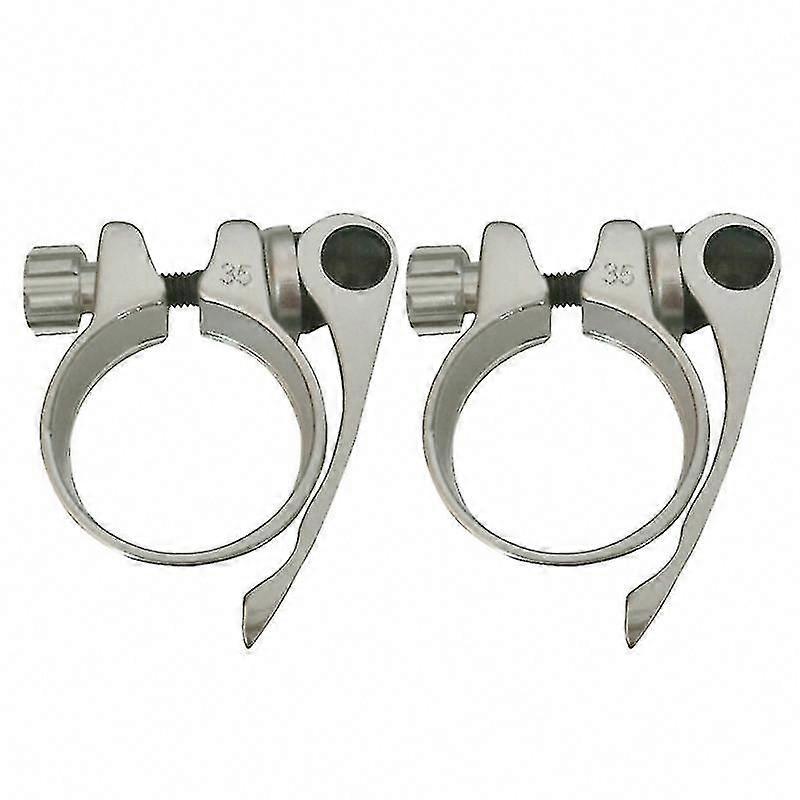 2pcs Bike Seatpost Clamp for Secure Seat Adjustment