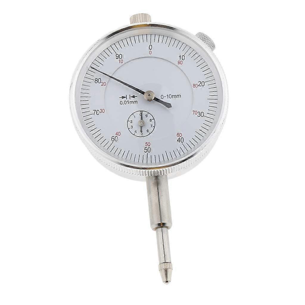 Dial Test Indicator Gauge Metric 0-10mm with 0.01mm Resolution and Lug Back Pointer for Precision Measurement