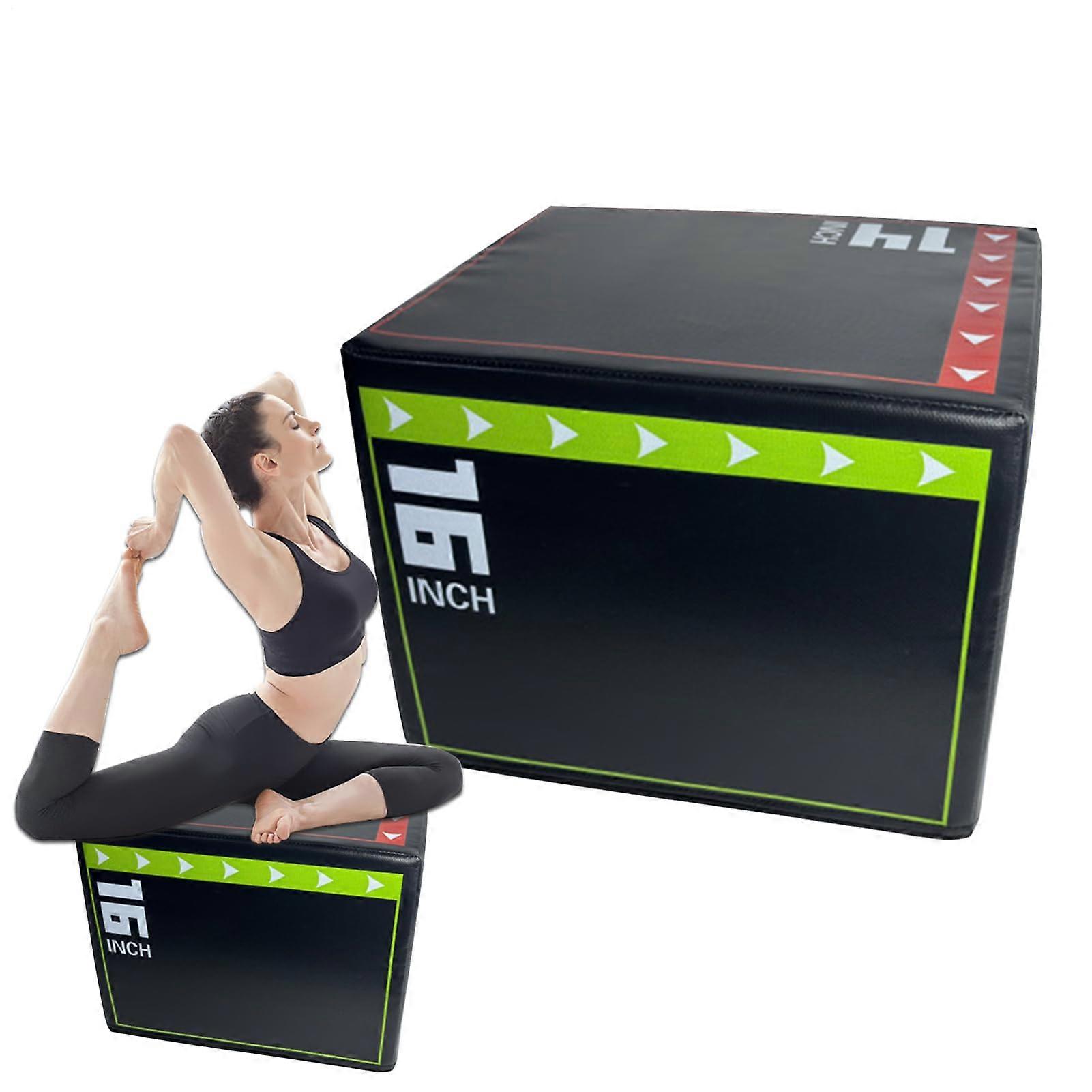 Jumping Box for Plyometric Training, Non-Slip Shockproof Design, Wear-Resistant Fitness Equipment for Home and Gym