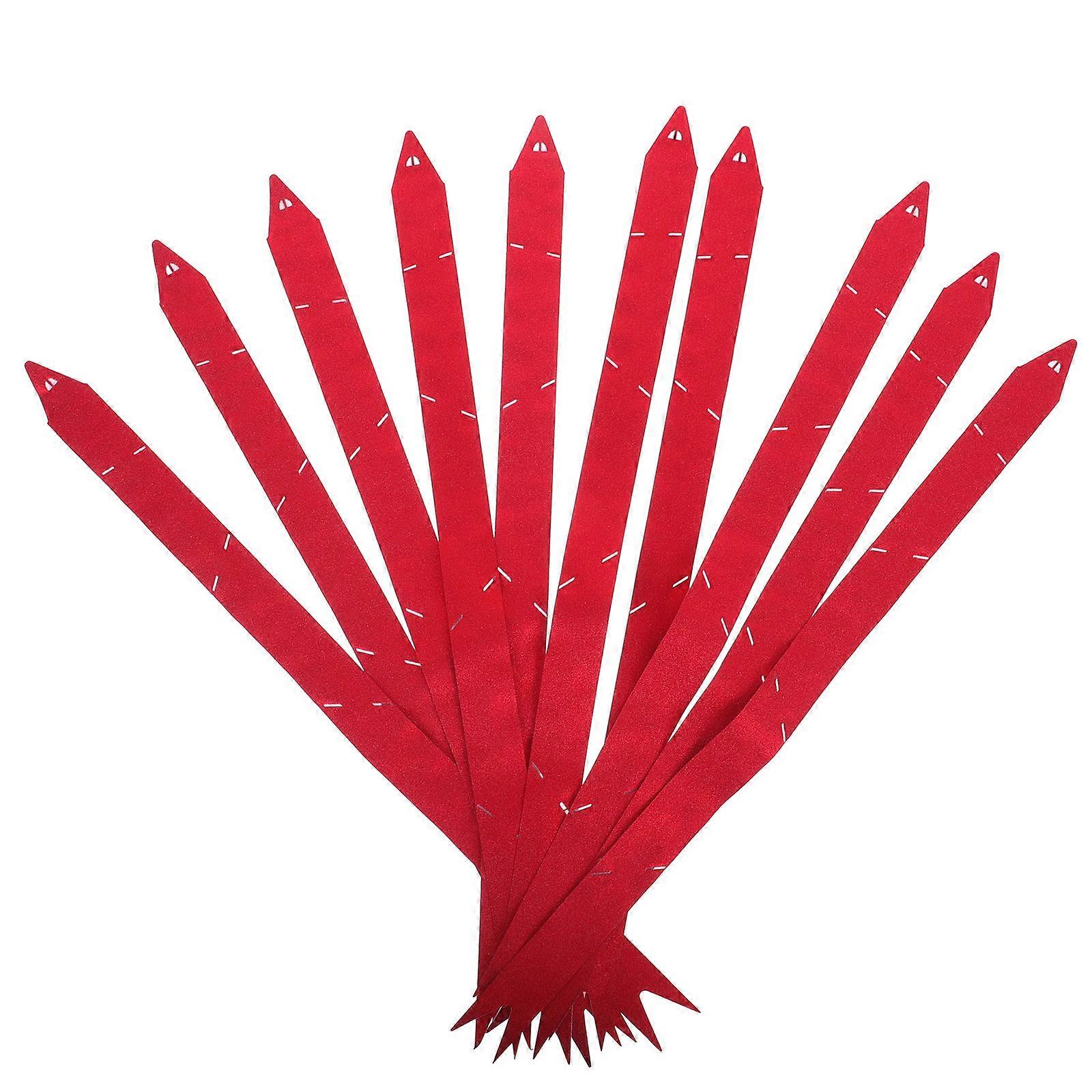 50pcs Red Pull Bows for Wrapping – Versatile Decorative Bows for Valentine's Day, Christmas, and Gift Decoration – Easy to Use & Durable Ornaments