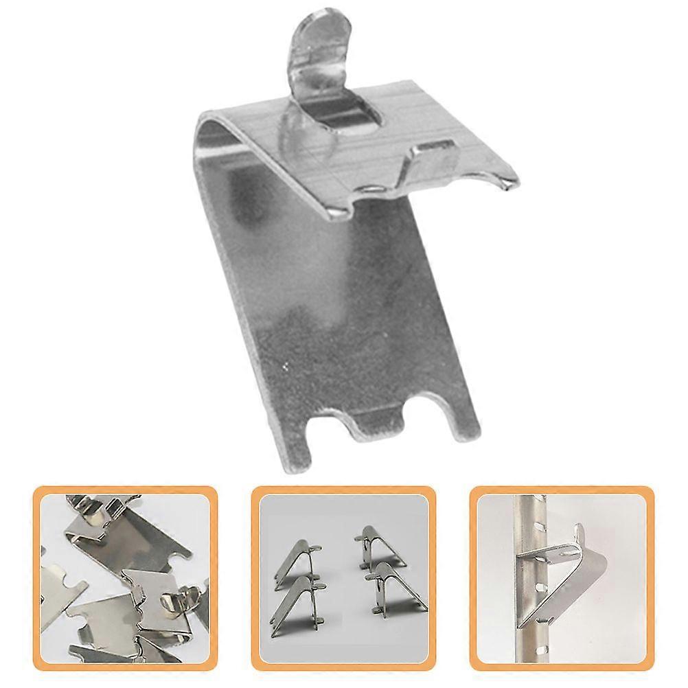 12pcs Freezer Shelf Hooks Refrigerator Cooler Rack Clip Hooks Metal Freezer Shelf Hooks