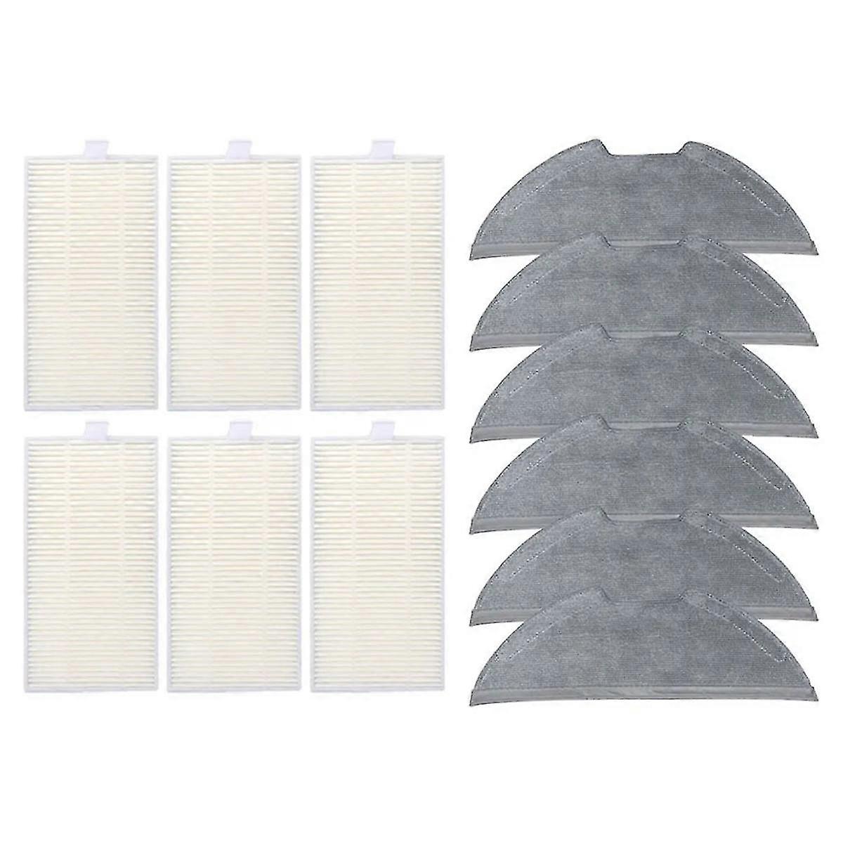Replacements for Obode A8 / E10s / ETA PRO 6241 Robot Vacuum Cleaner Parts Mop Rag HEPA Filter