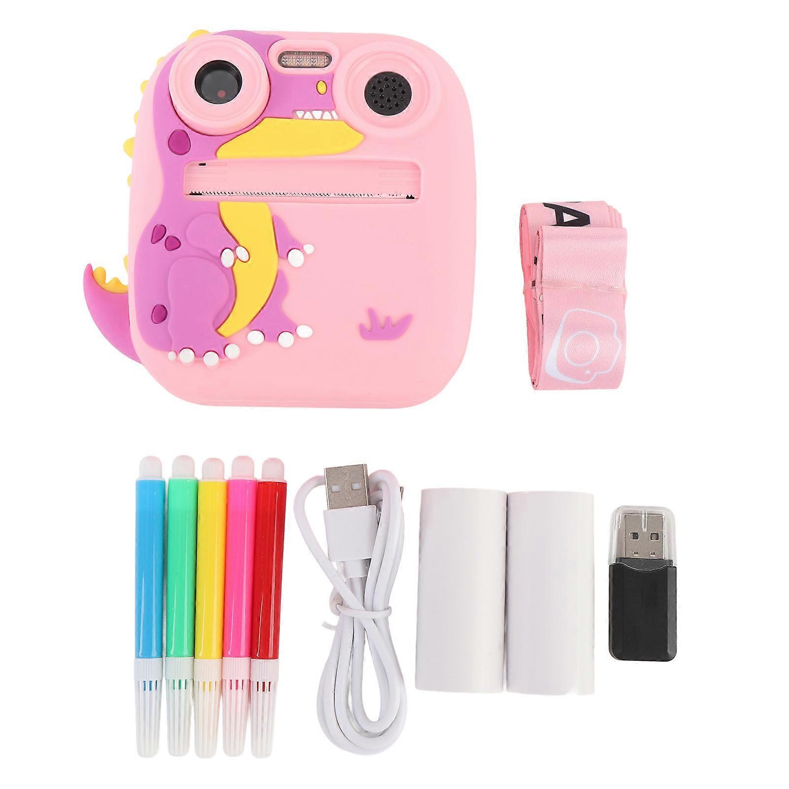 Instant Double Lens 48MP HD 2.8 Inch Screen 4x Zoom Instant Print Selfie Camera for Taking Photos