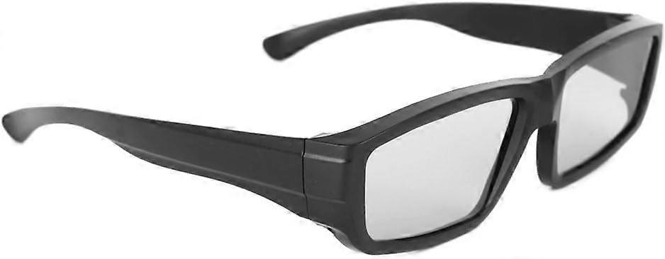 Polarized Passive 3D Glasses Black H4 Stereo Glasses For TV RealD 3D Cinemas