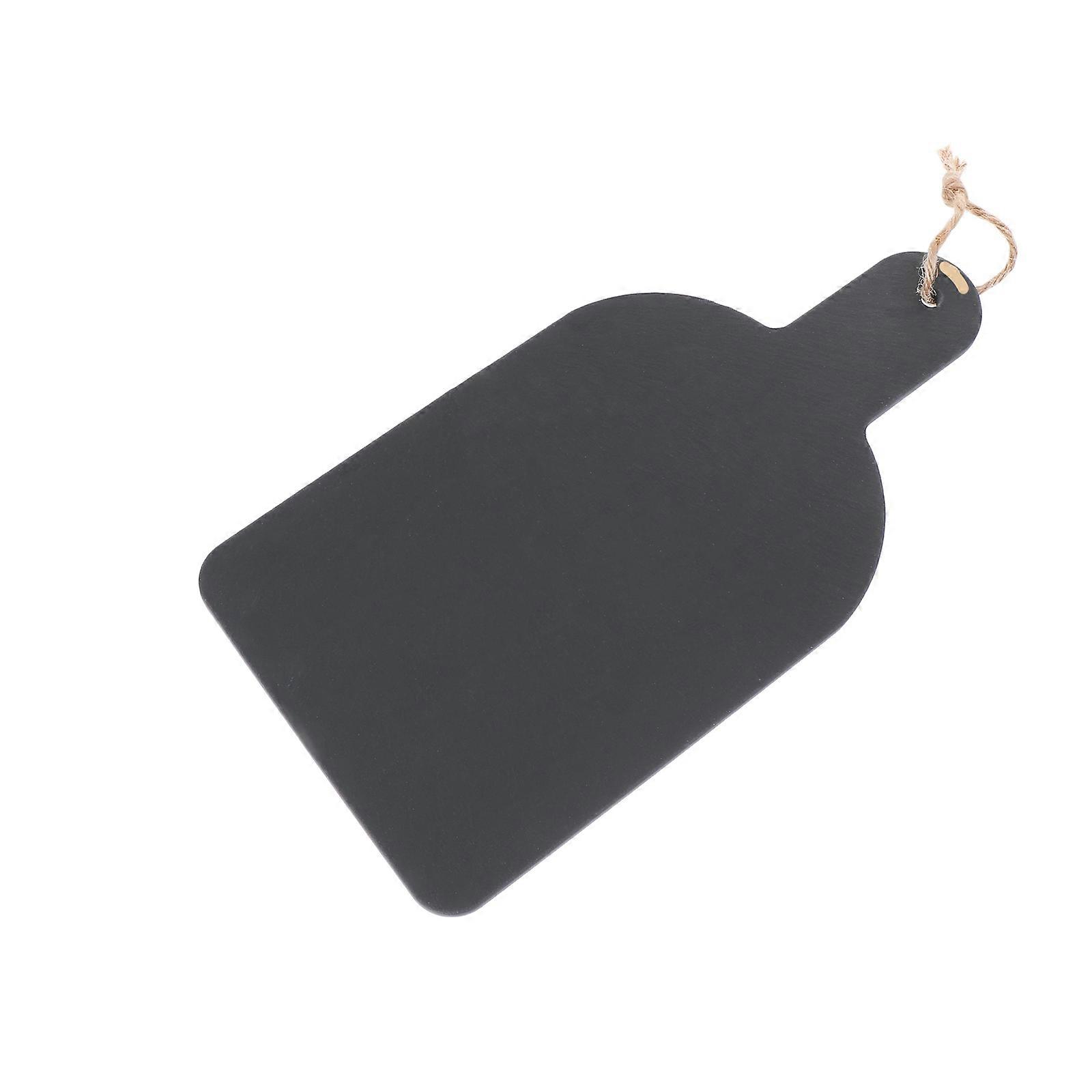 Meat Plate Nonslip Dark Grey Rectangular with Handle for Weddings 28X14X0.5CM Food Display 1Pack