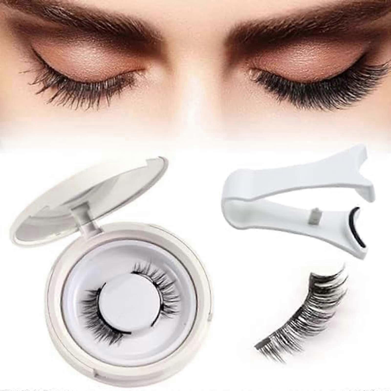 Eyelashes Eyelashes Lashes Eyelashes With Applicator Reusable Look Lashes