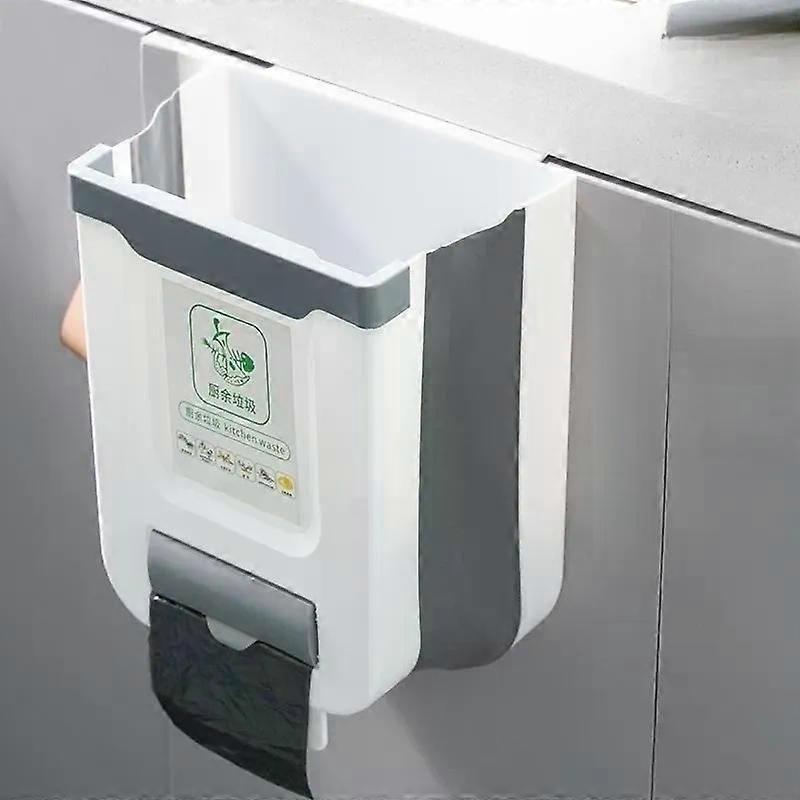 Kitchen Folding Trash Can Wall Mounted Trash Can Kitchen Cabinet Door Mounted Trash Can Folding Trash Can for Vehicles