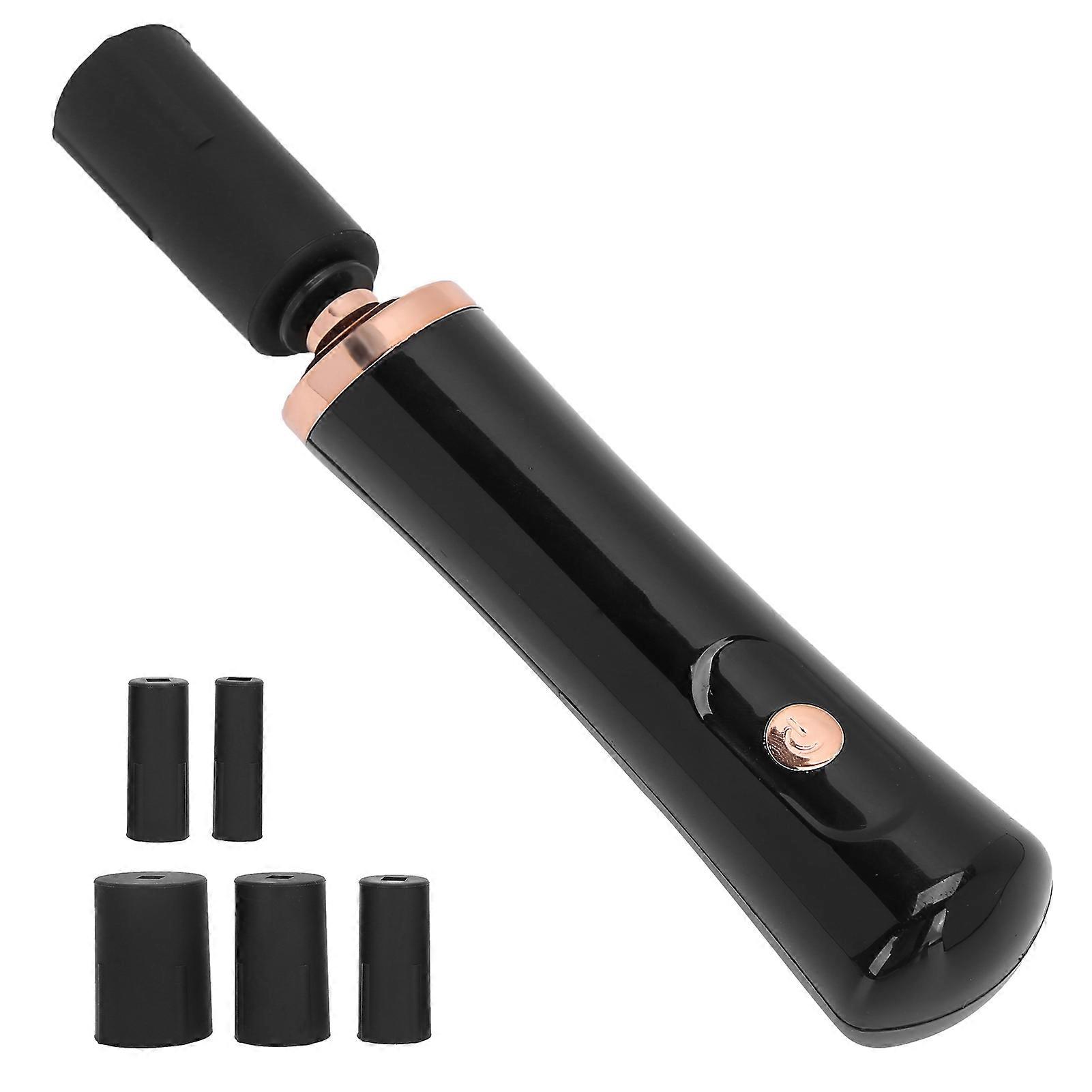 Multi Functional Electric Nail Polish Shaker Portable Glue Mixer Black