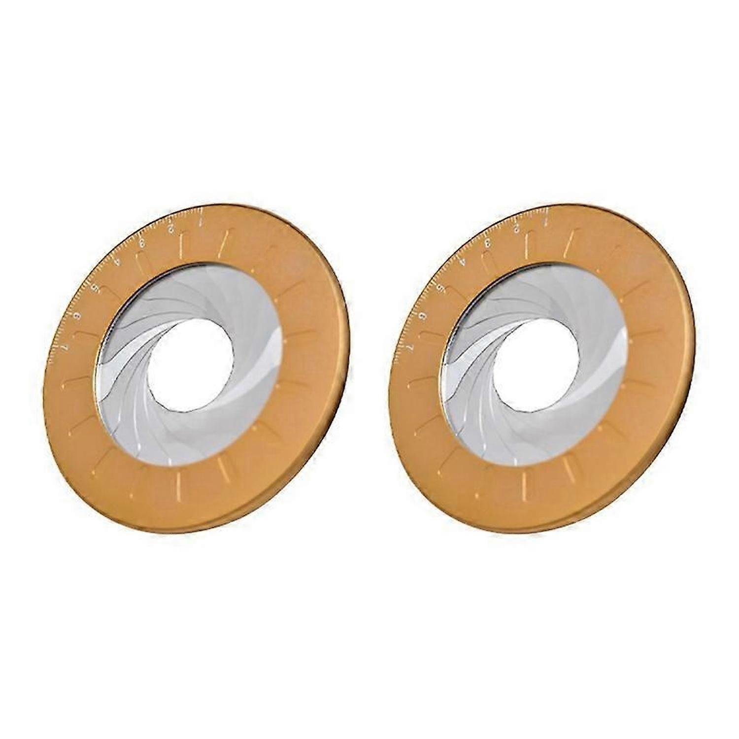 2 Pcs Circular Drawing Tool Measuring Drawing Tool Drawing Ruler