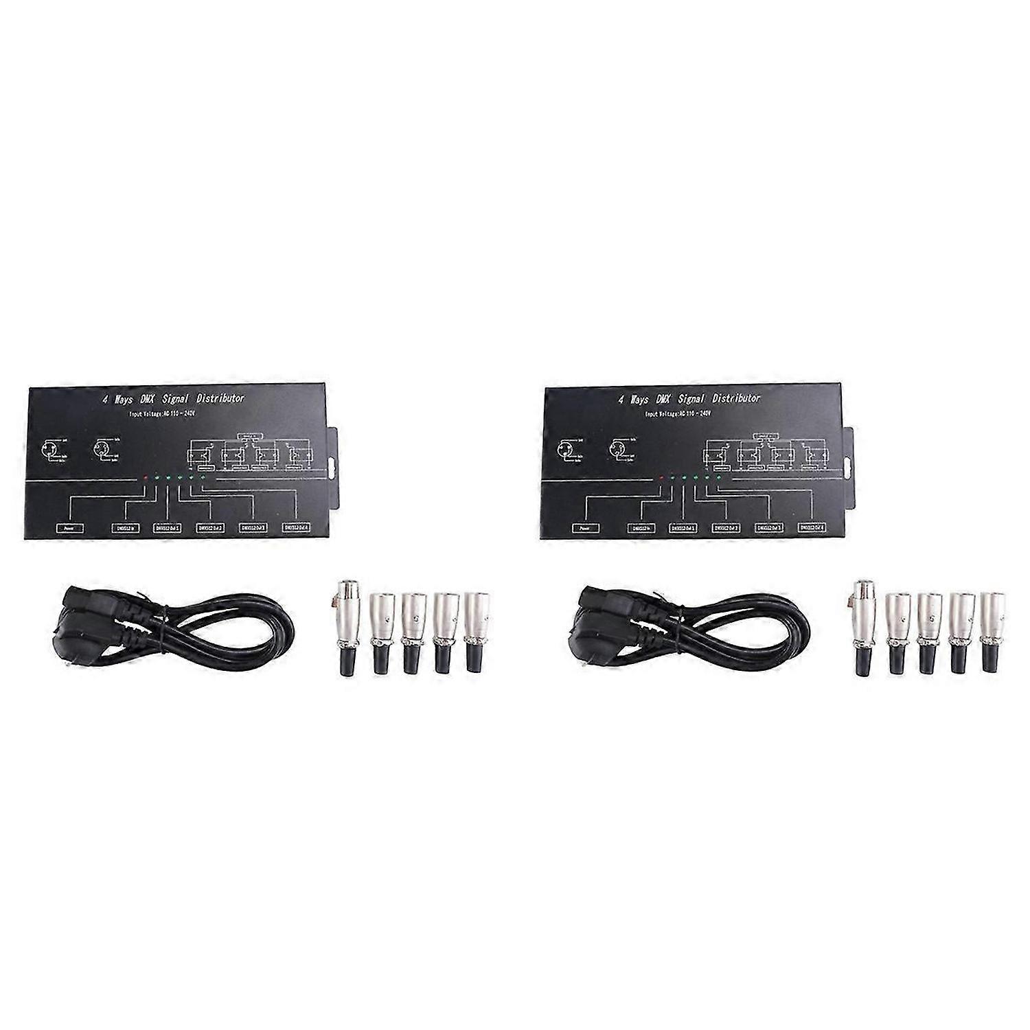 DMX512 Amplifier Splitter DMX512 Signal Repeater 1CH DMX121 4CH