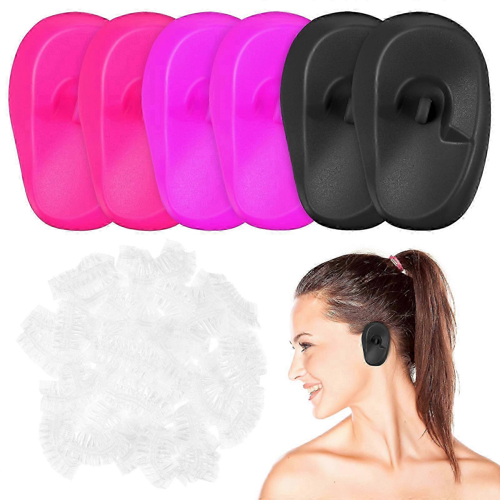 Couvre-oreilles imperméables réutilisables pour le bain, 206 protections auditives multicolores pour un usage domestique