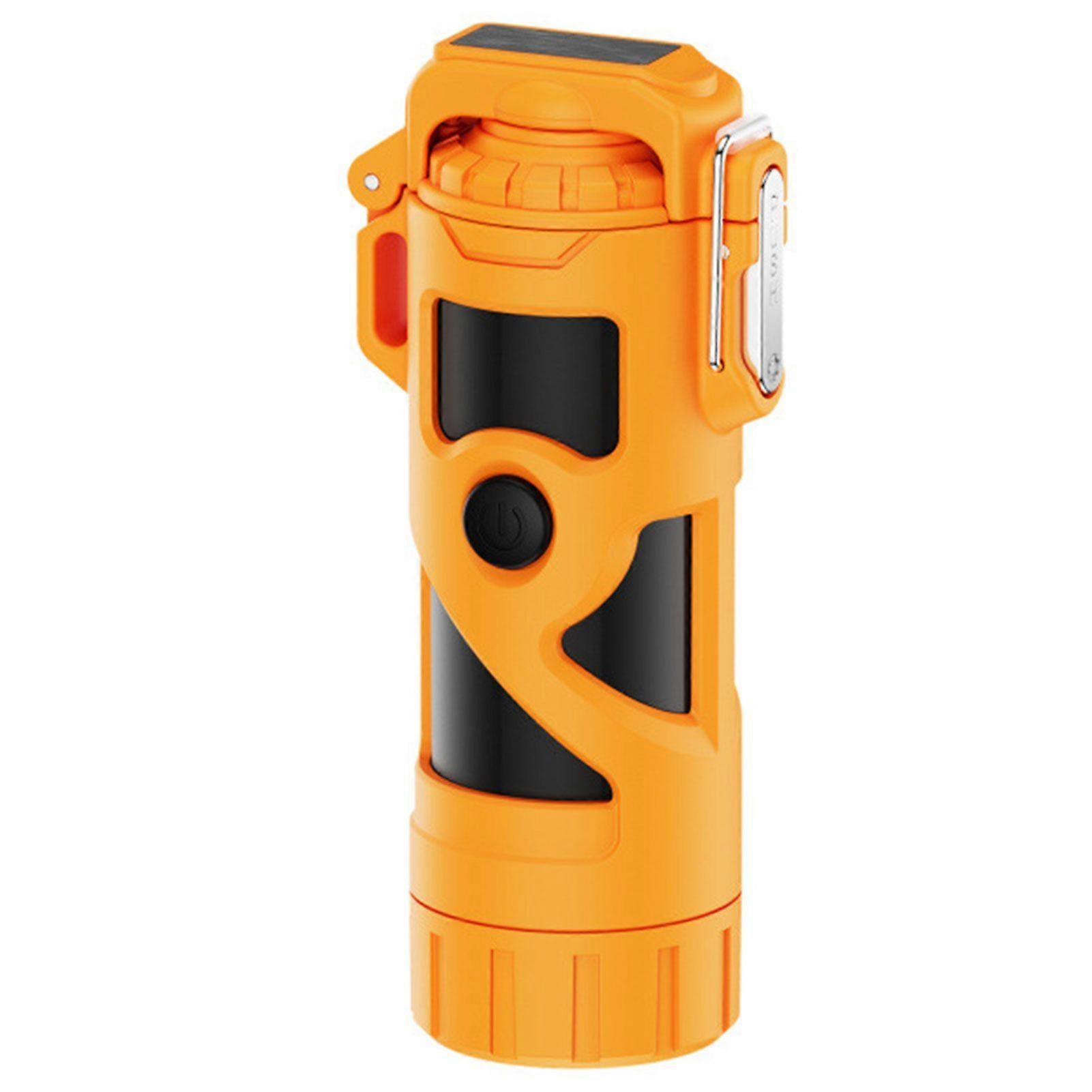 Waterproof Multifunctional Arc Lighter USB Electric Windproof Flameless Lighter Great Present Idea for Dad