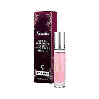 Women's Roll-On Perfume - Elegant Floral & Fruity Fragrance, Portable Ball Design, Long-Lasting, Easy to Apply, 10ml Travel Size