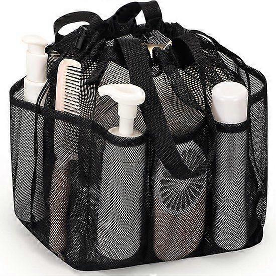 Portable Mesh Drawstring Shower Bag, College Dorm Essentials, Large Shower Bag