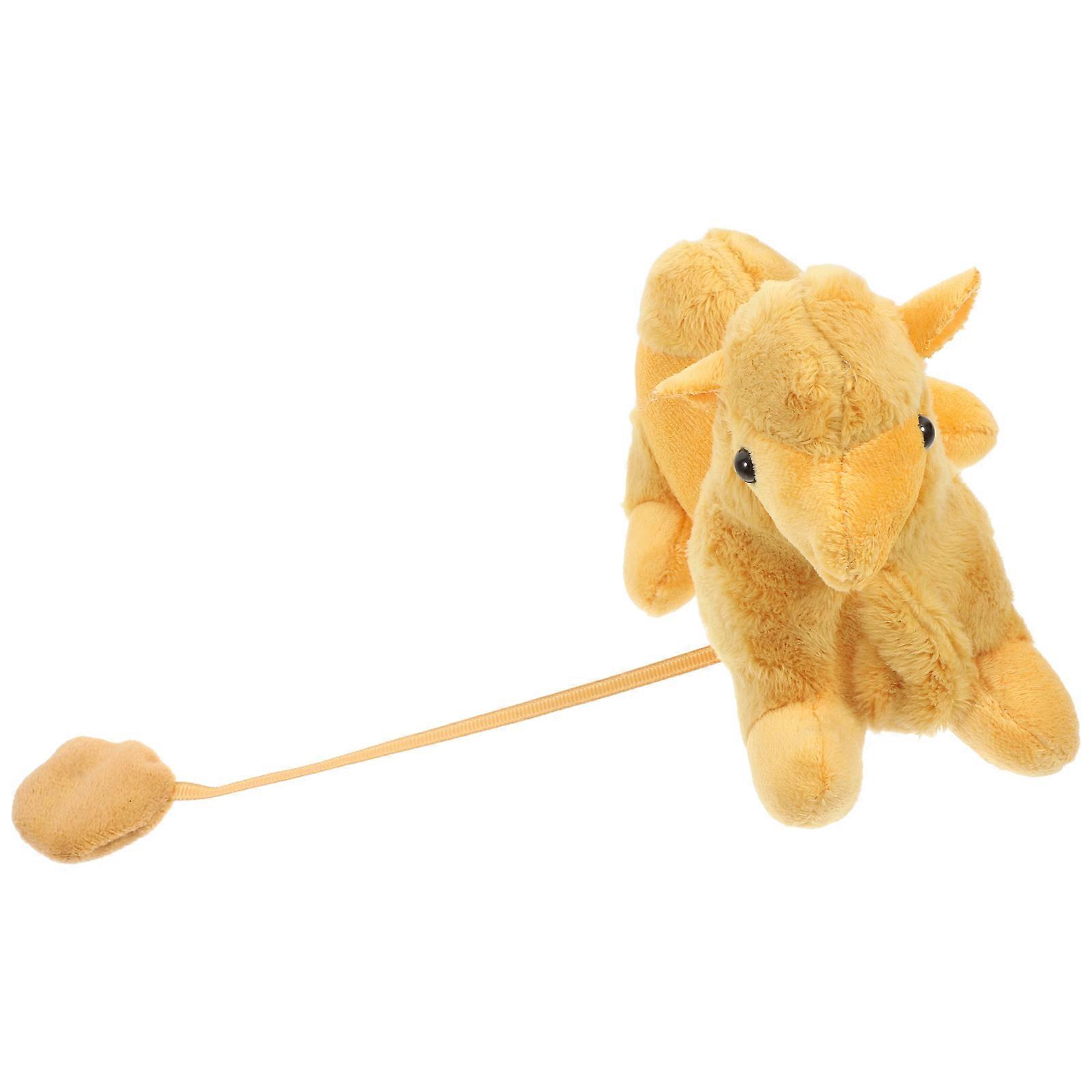 Cute Stuffed Animal Plush Camel for Cosplay 5Pcs Yellow Shoulder Doll Props