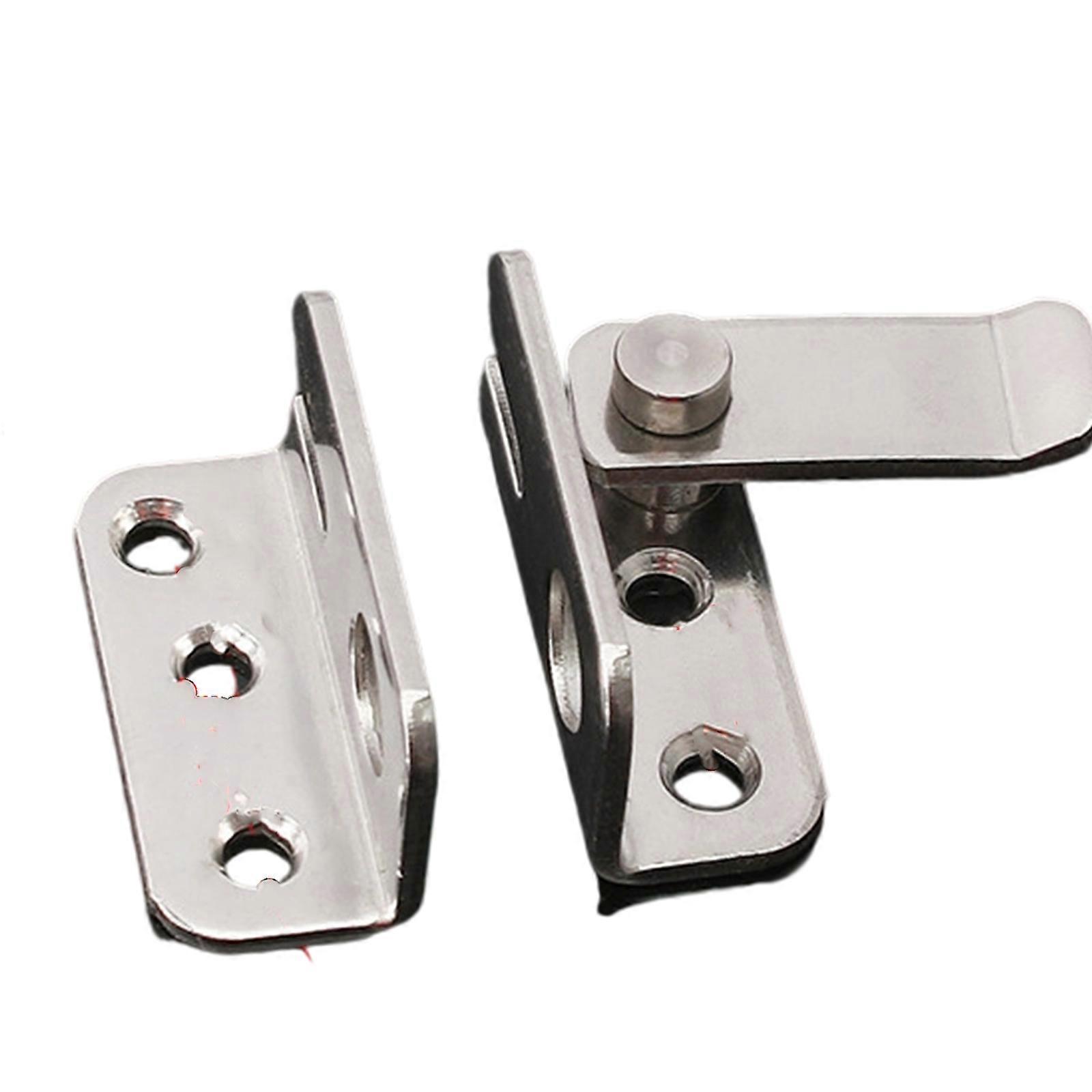 Double Pack Rustproof Door Clip Dense Security Secure For Telecommute Sliding Entrances Animal Cages Multicolor